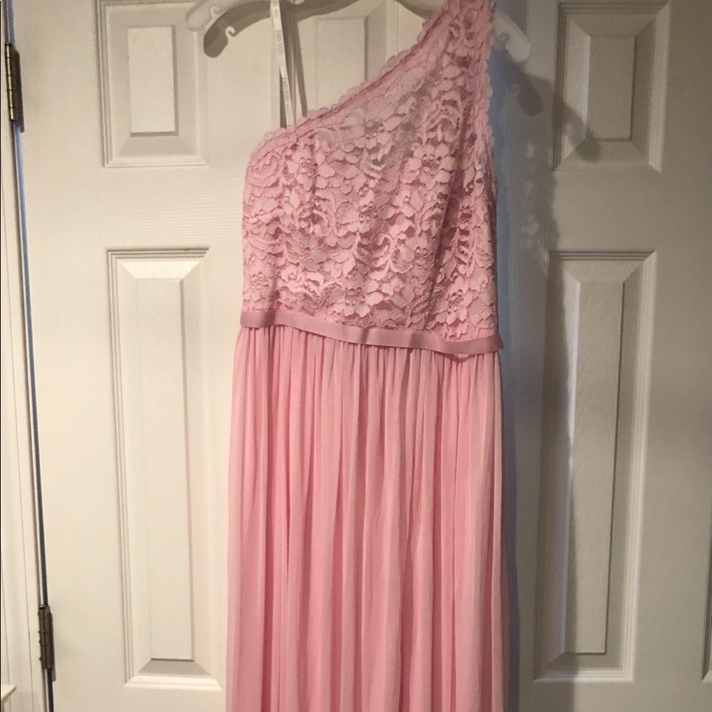 David’s Bridal Pink Dress